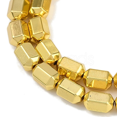 Electroplated Synthetic Non-magnetic Hematite Beads Strands G-G174-C01-01-1