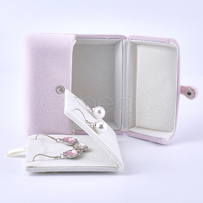 Velvet Jewelry Packing Boxes for Big Pendants CON-WH0085-226A-02-1