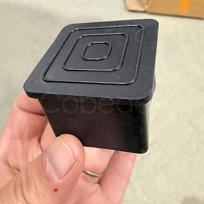 Square Shaped Plastic Furniture Leg Covers KY-WH0048-34C-1