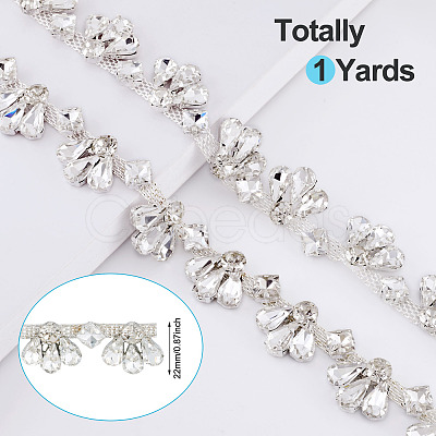 1 Yards Iron Rhinestone Strass Chains FIND-PJ0001-43-1