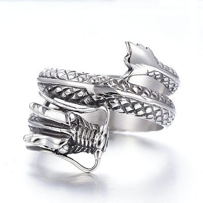 316 Surgical Stainless Steel Wide Band Rings RJEW-F054-03AS-21mm-1