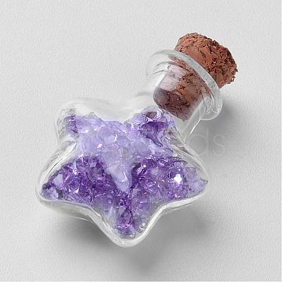 Glass Bottles AJEW-D037-07-1
