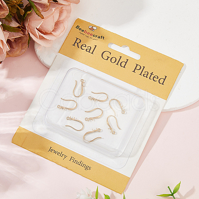 12Pcs 304 Stainless Steel Earring Hooks STAS-BBC0008-76-1