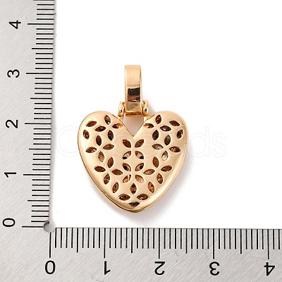 Brass Micro Pave Cubic Zirconia Pendants KK-C076-29V-G02-1