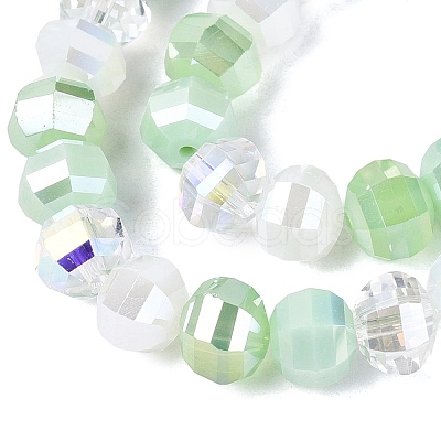 Electroplate Mixed Styles Glass Beads Strands EGLA-N022-14A-A08-1