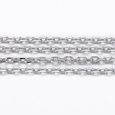 Tarnish Resistant 304 Stainless Steel Cable Chains CHS-H009-02P-1