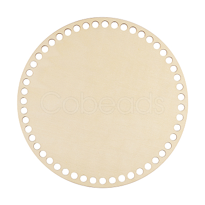 Cedar Wooden Basket Bottoms WOOD-WH0098-58-1