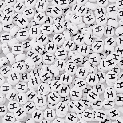 500Pcs Acrylic Beads SACR-TA0001-55H-1