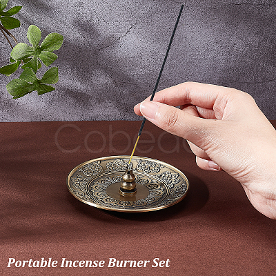 Portable Incense Burner Set AJEW-WH0258-532-1