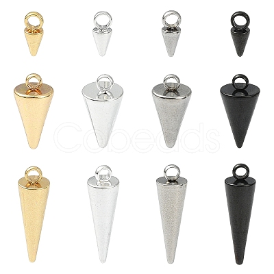 15Pcs 3 Styles 201 Stainless Steel Pendants STAS-YW0002-70-1