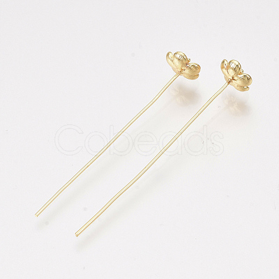 Brass Pins X-KK-T038-589G-NF-1