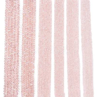 Electroplate Glass Beads Strands EGLA-A034-T8mm-B12-1
