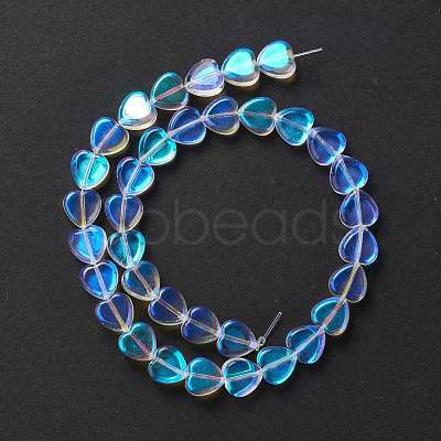 Transparent Glass Beads Strand GLAA-F112-03G-1