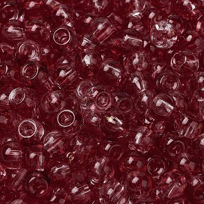 Transparent Colours Glass Round Beads SEED-F006-05A-04-1