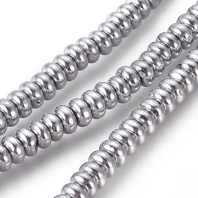 Non-magnetic Synthetic Hematite Beads Strands X-G-G826-02P-4mm-1