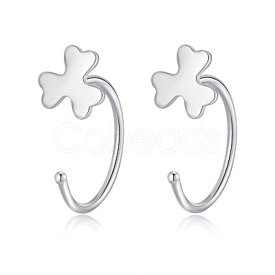 999 Fine Silver Stud Earrings FS-WG1D9DE-05-1
