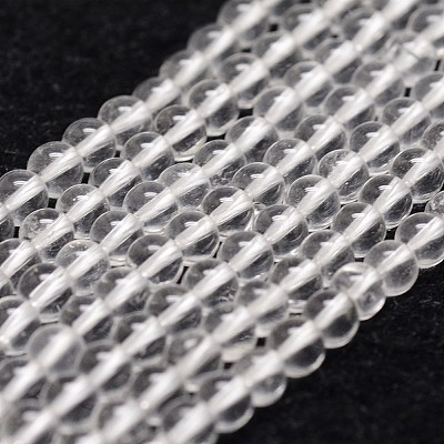 Natural Quartz Crystal Beads Strands X-G-D840-61-4mm-1