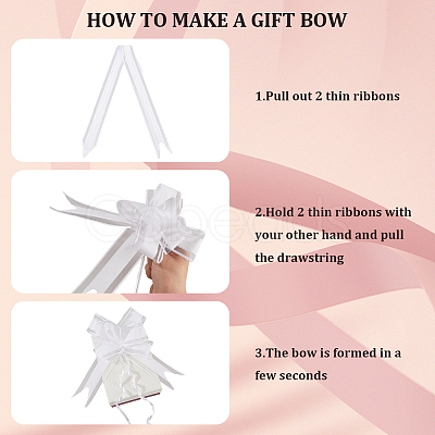 Plastic Bowknot Pull Bows AJEW-WH20064-74E-1
