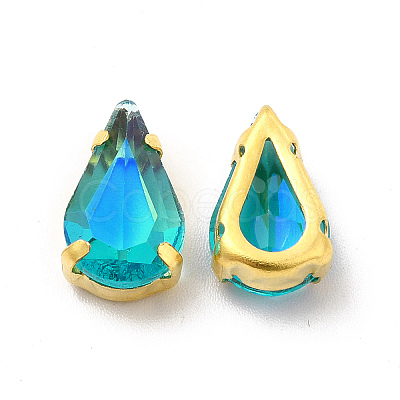 Moonlight Effect Teardrop Sew on Rhinestone GLAA-P055-02A-G02-1