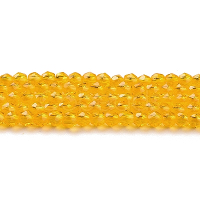 Transparent Glass Beads Strands GLAA-H021-03-06-1
