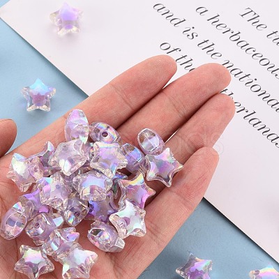 Transparent Acrylic Beads TACR-S152-02D-SS2114-1