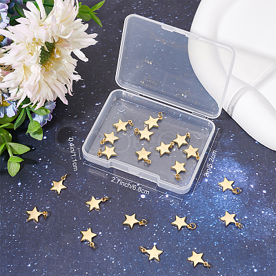 20Pcs Brass Pendants KK-BBC0004-22-1