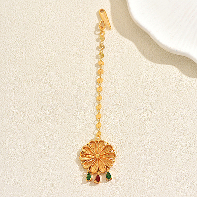 Brass Hair Bobby Pins Indian Forehead Chains DY8155-1