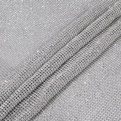 Aluminum Rhinestone Mesh Beaded Trim DIY-WH0750-412A-1