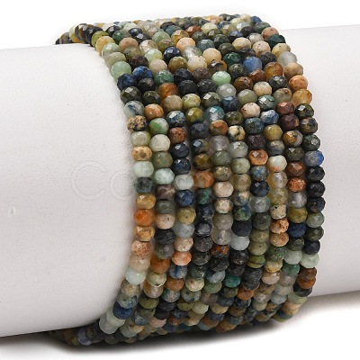 Natural Chrysocolla and Lapis Lazuli Beads Strands GG-CBA9631-C03-03A-1