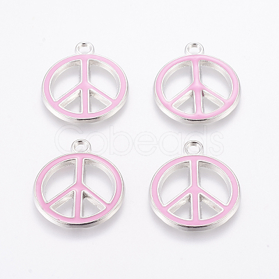 Alloy Enamel Pendants ENAM-P066-3-1