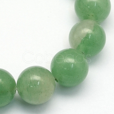 Natural Green Aventurine Round Beads Strands G-S150-12mm-1