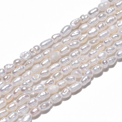 Natural Cultured Freshwater Pearl Beads Strands PEAR-N012-02H-1