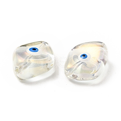Transparent Glass Beads GLAA-F121-01H-1