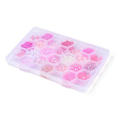 DIY 24 Style Acrylic & Resin Beads Jewelry Making Finding Kit DIY-NB0012-01H-1