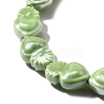 Handmade Porcelain Beads Strands PORC-I028-01M-1