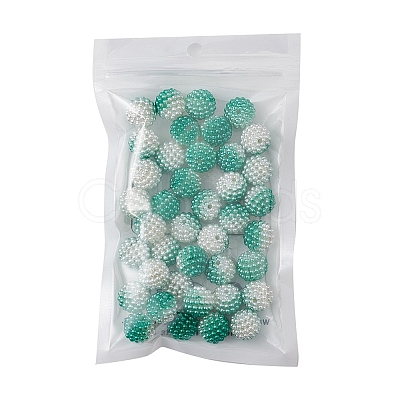 Imitation Pearl Acrylic Beads OACR-FS0001-42E-1