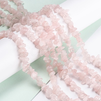 Natural Rose Quartz Beads Strands G-G011-14-1