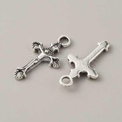Tibetan Style Alloy Pendants FIND-CJC0007-42F-1