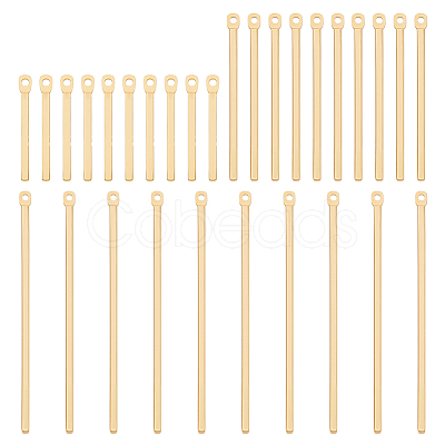 30Pcs 3 Styles Brass Pendants KK-UN0005-57-1