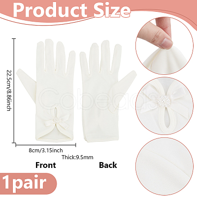 Satin Gloves AJEW-WH0348-690A-1