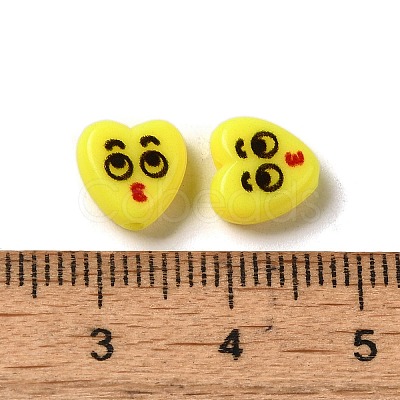 Opaque Acrylic Beads MACR-S377-01B-1