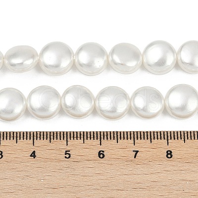 Electroplated Shell Pearl Beads Strands BSHE-G027-13A-1