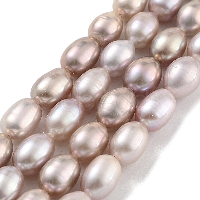 Natural Cultured Freshwater Pearl Beads Strands PEAR-P062-10E-1
