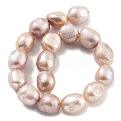 Natural Cultured Freshwater Pearl Beads Strands PEAR-P062-30E-1