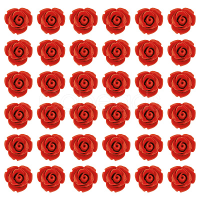 50Pcs Cinnabar Beads CARL-BT0001-01-1