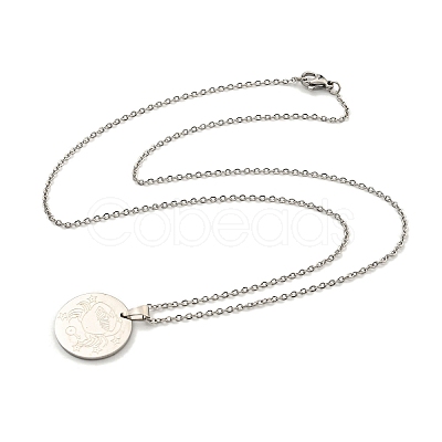 Non-Tarnish Constellation Pendant Necklaces LS-NJEW-S422-04P-04-1