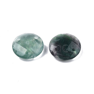 Natural Fluorite Connector Charms G-N326-149B-1