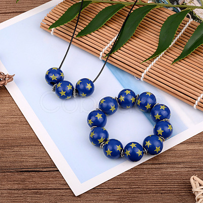 Natural Wooden Beads WOOD-TAC0010-04A-1