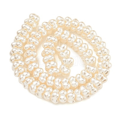Transparent Spray Painted Glass Beads Strands X-GLAA-P066-01C-1