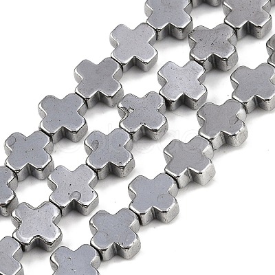Electroplated Synthetic Non-magnetic Hematite Beads Strands G-J211-A10-03-1